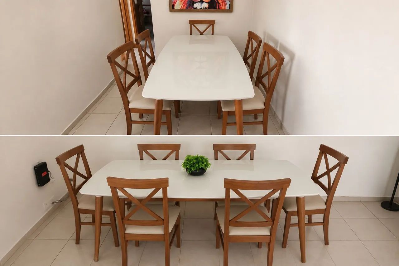 Mesa com 6 cadeiras - Foto 4