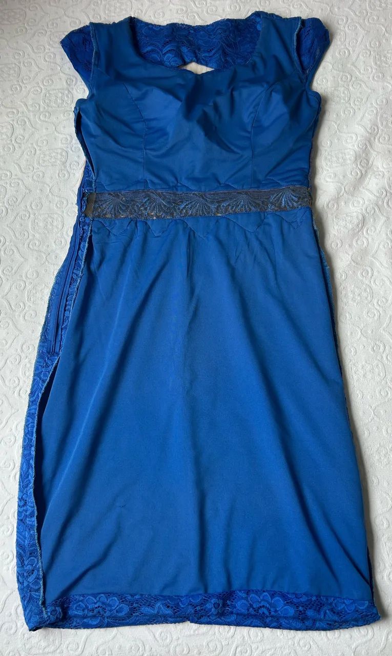 Vestido de festa azul  - Foto 4