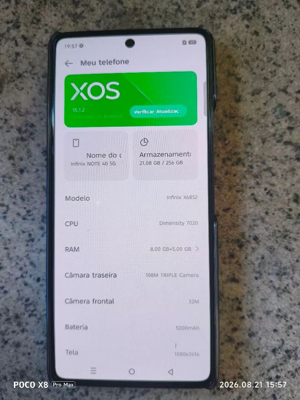 Celular Infinix Note 40 5g - Foto 4