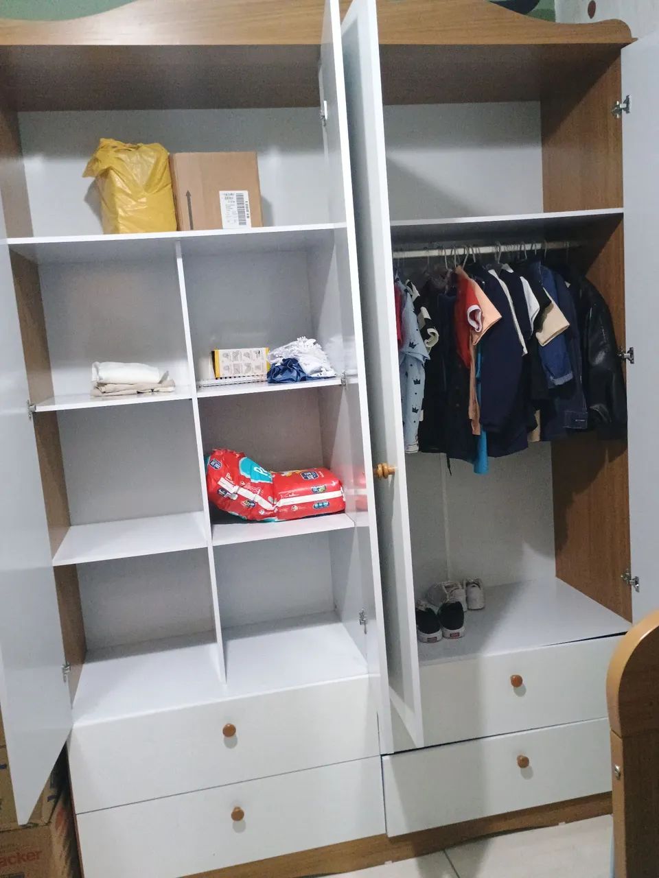 Guarda roupa , cômoda e berço. - Foto 2