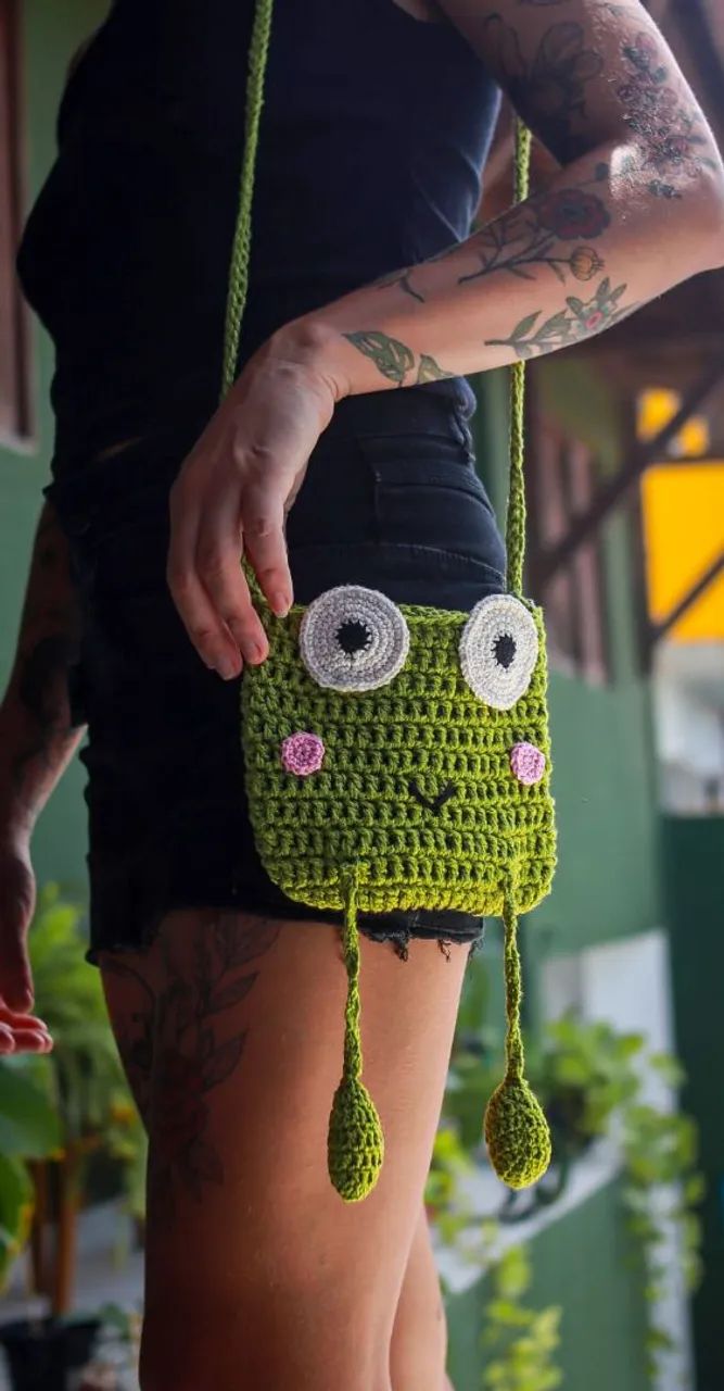 Bolsinhas em crochê 