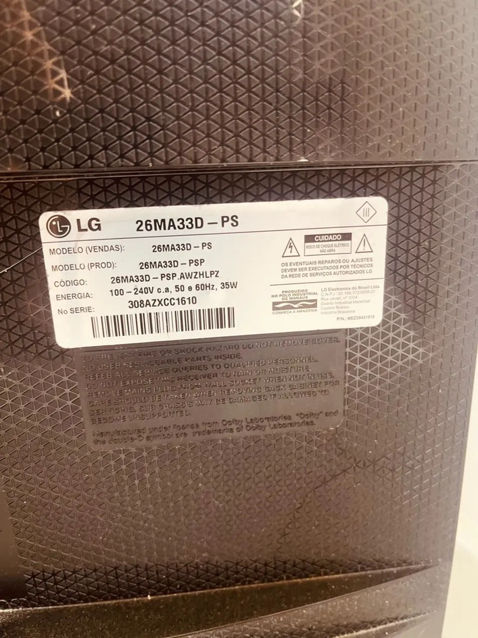 Tv monitor LG 26 Polegadas - Foto 3