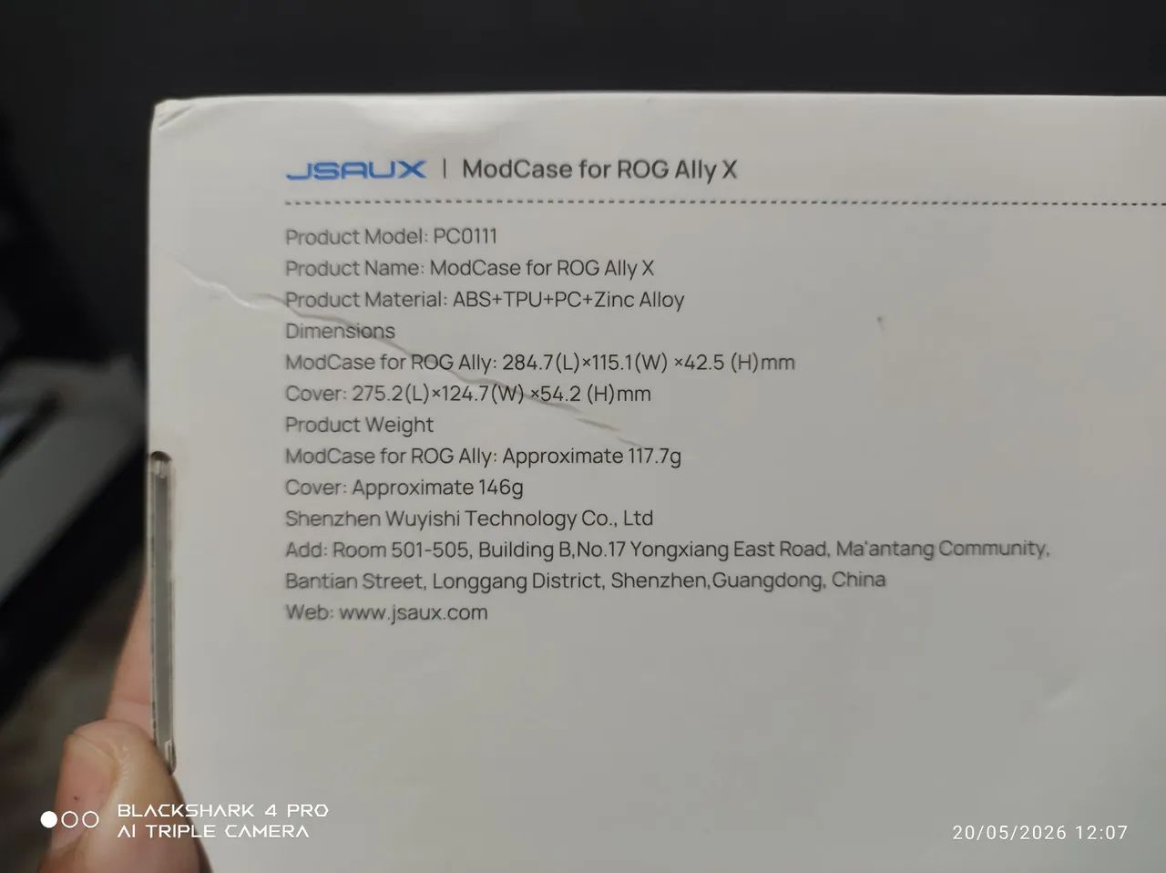 Case para rog Ally x e película  - Foto 3