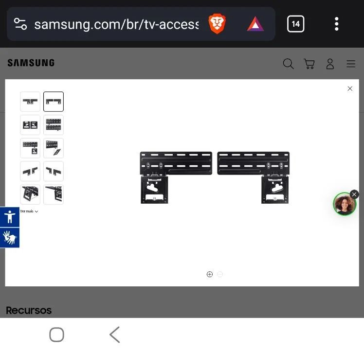 Suporte de TV Samsung  - Foto 2