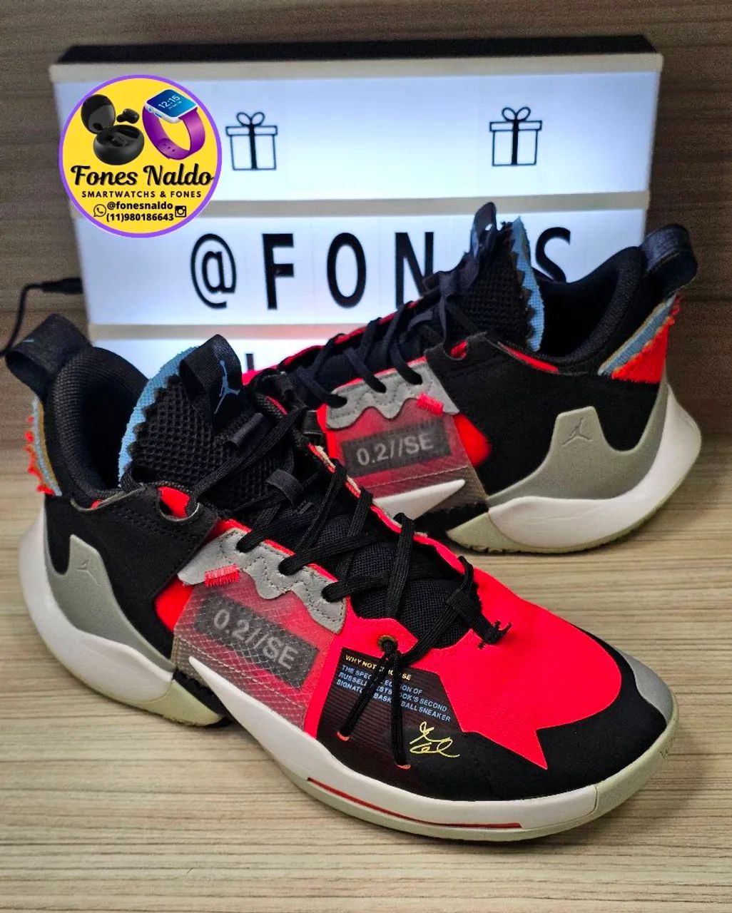 Nike Jordan Why Not Zer0.2 SE, tamanho 41