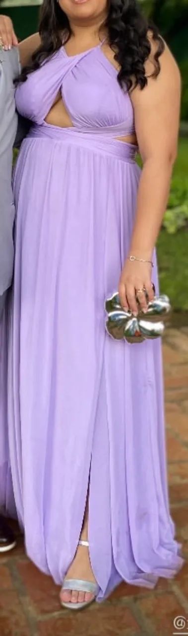 Vestido lilás tamanho M  - Foto 2