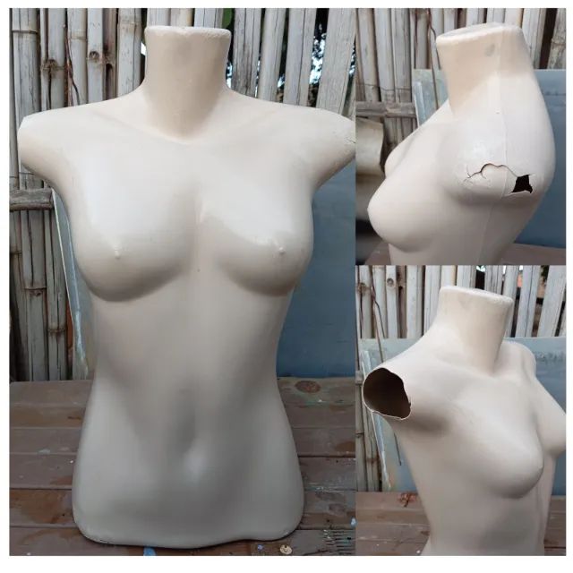 Lote com 7 manequins de busto feminino - Foto 2