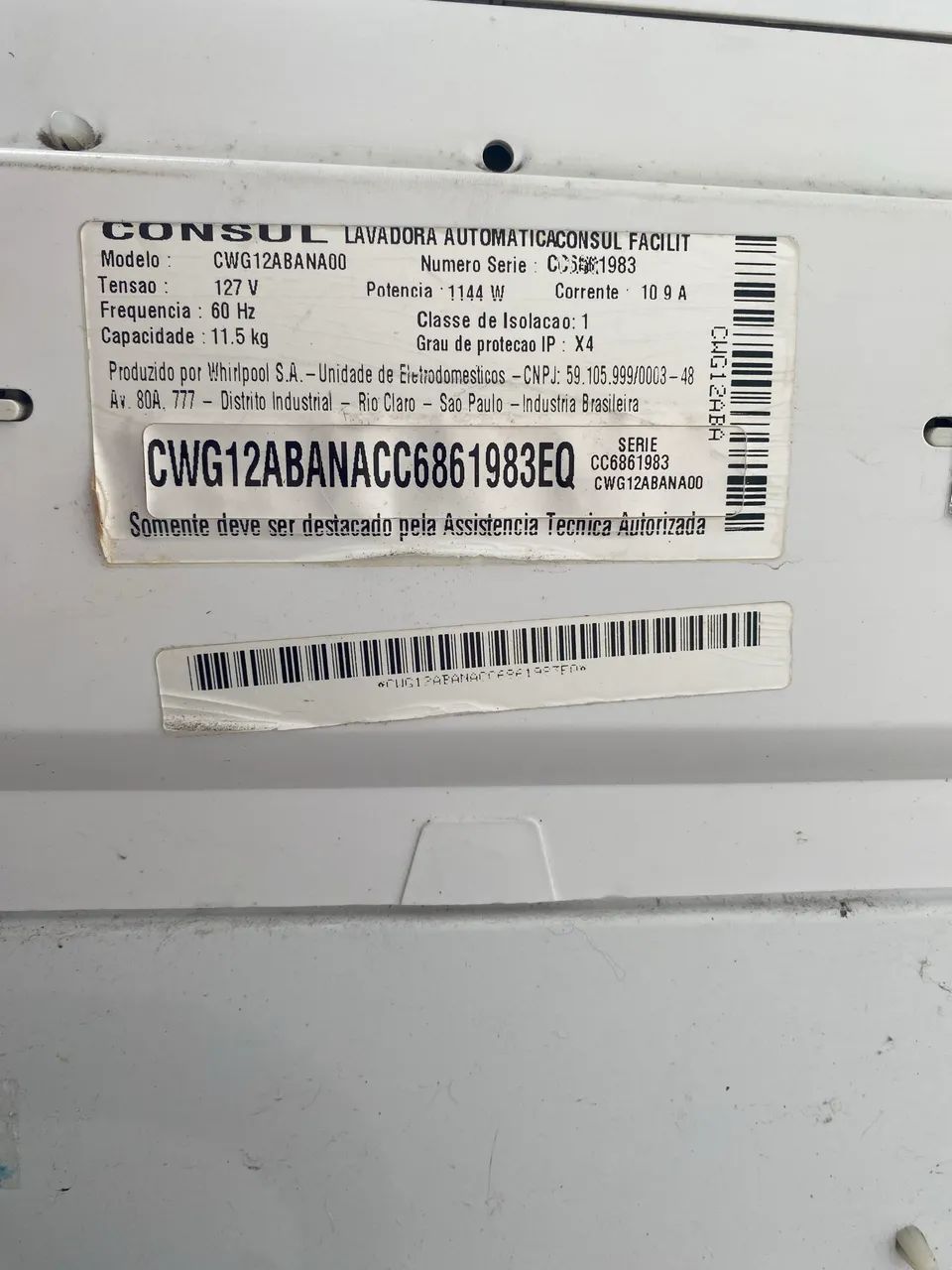 Consul Facilite 11,5kg 127V - Automática - Bom Estado - Funcionando - Foto 5