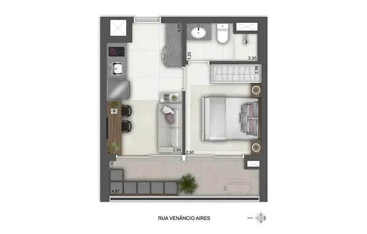 PLANTA 31m²