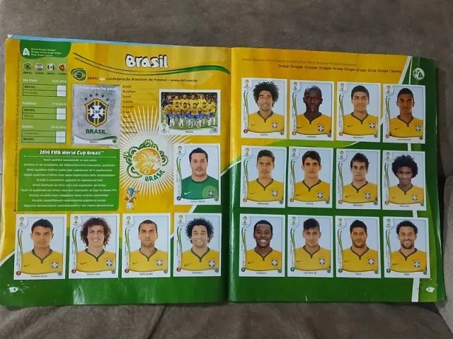 Álbum de Figurinhas Copa do Mundo 2014 - Brasil Completo Colado - Foto 4