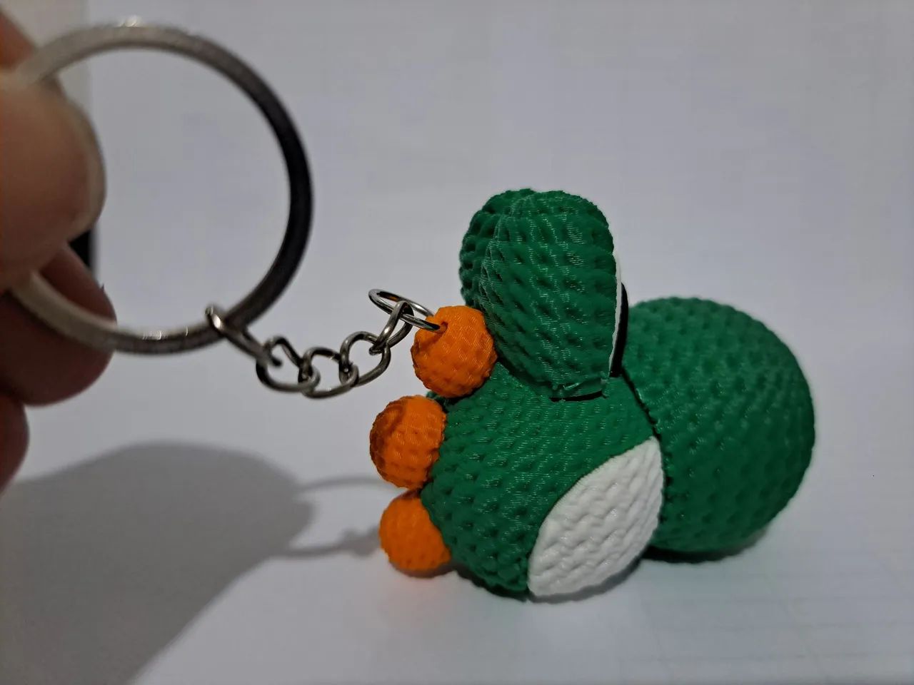 Chaveiro inspirado Yoshi impressão 3D  - Foto 5