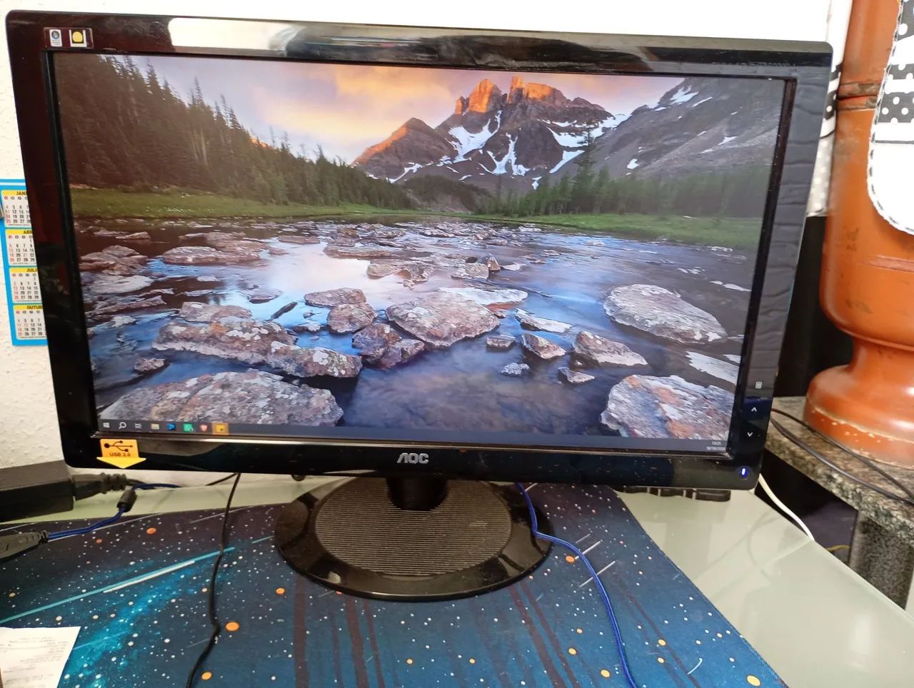 Monitor 22 polegadas AOC em perfeito estado - Foto 3
