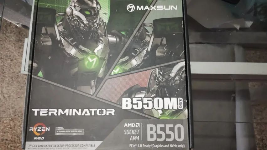 Placa-mãe MAXSUM Terminator B550M 2.5Gbits