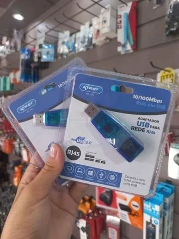 Adaptador USB para RJ45 10/100Mbps Knup