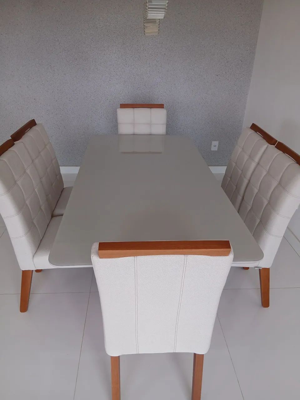 Mesa com 6 cadeiras nova - Foto 5