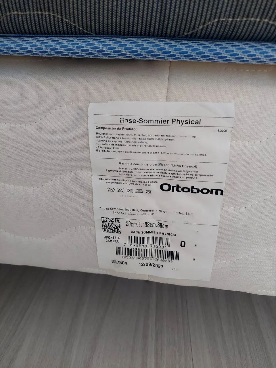 Cama box + colchão solteiro Ortobom - Foto 3