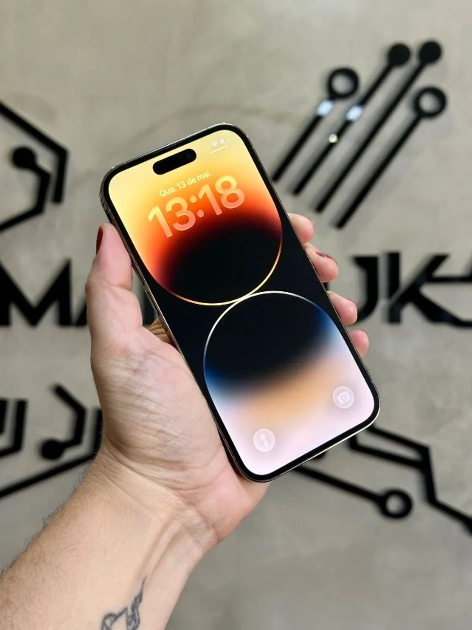 iPhone 14 Pro Gold - 256GB (nota + garantia) - Foto 2
