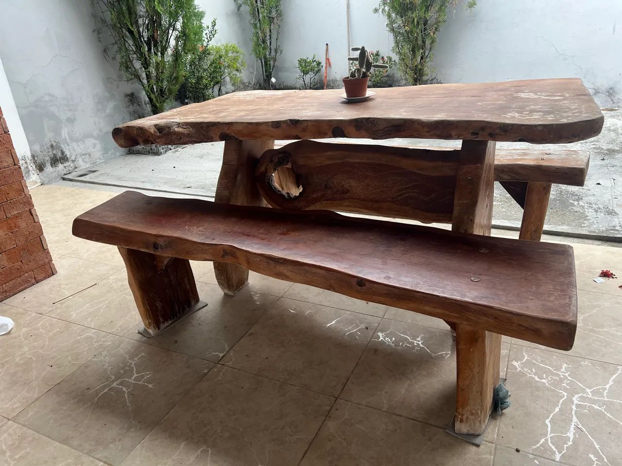 Mesa rústica de jaqueira - Foto 4