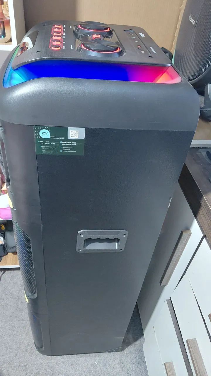 Caixa de som profissional mystic 150w,RMS - Foto 3