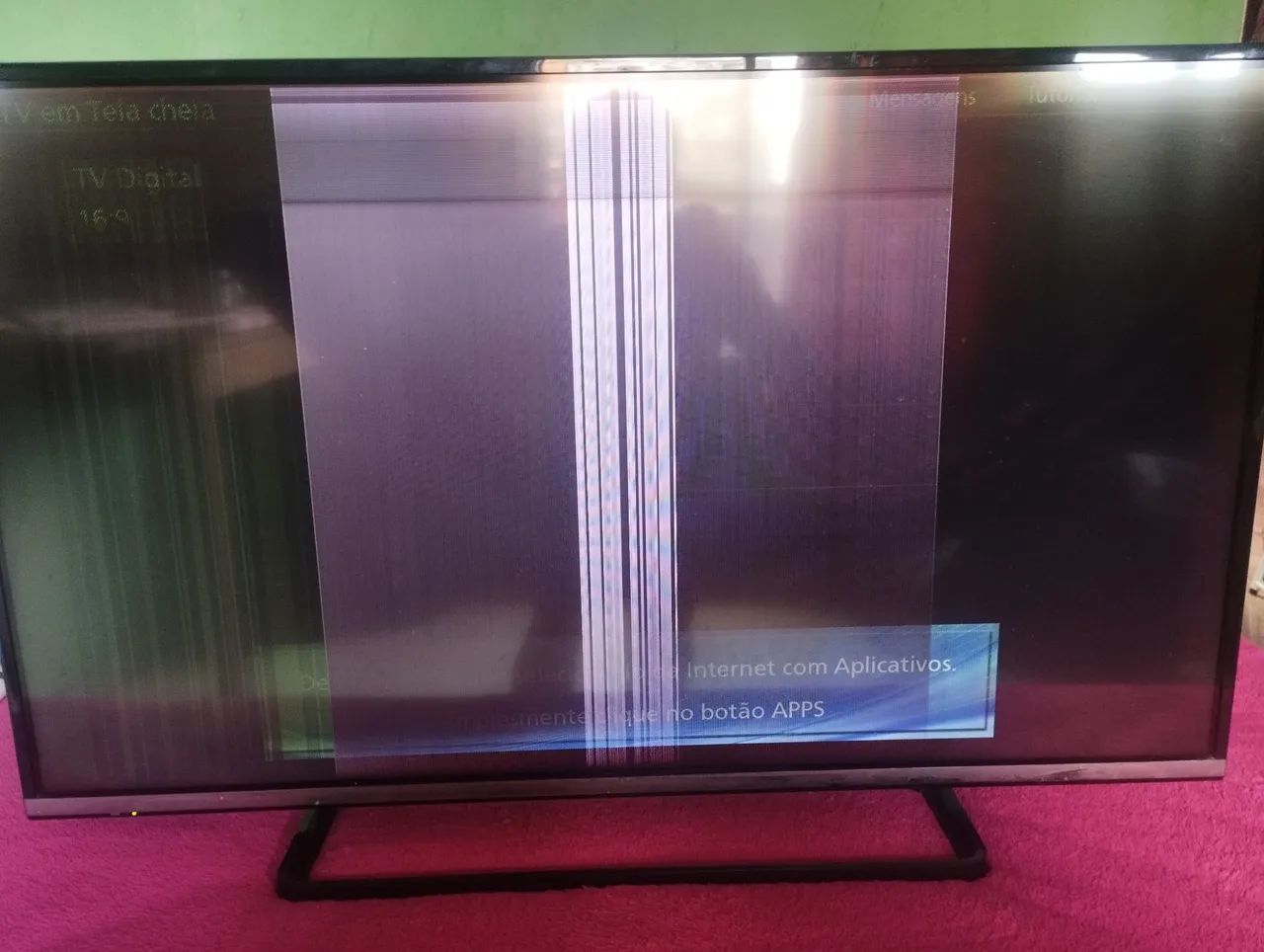 Tv com defeito 