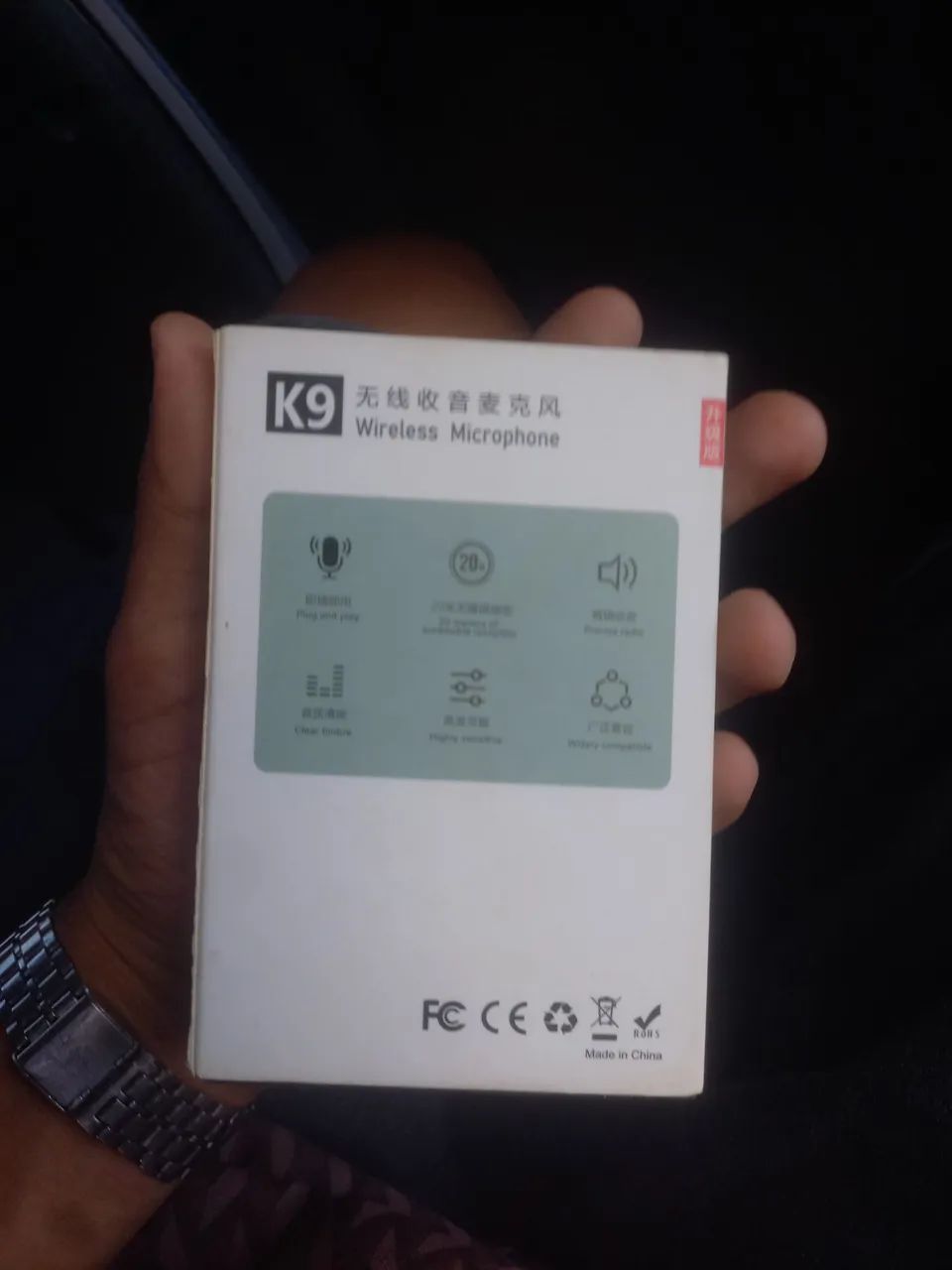 Microfone de Lapela K9 - Foto 2