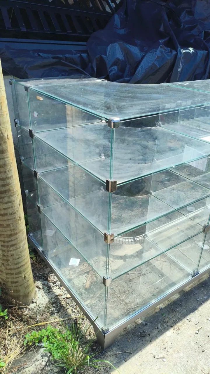 Balcão de Vidro Modulado 3,60 mts - Usado - Foto 3