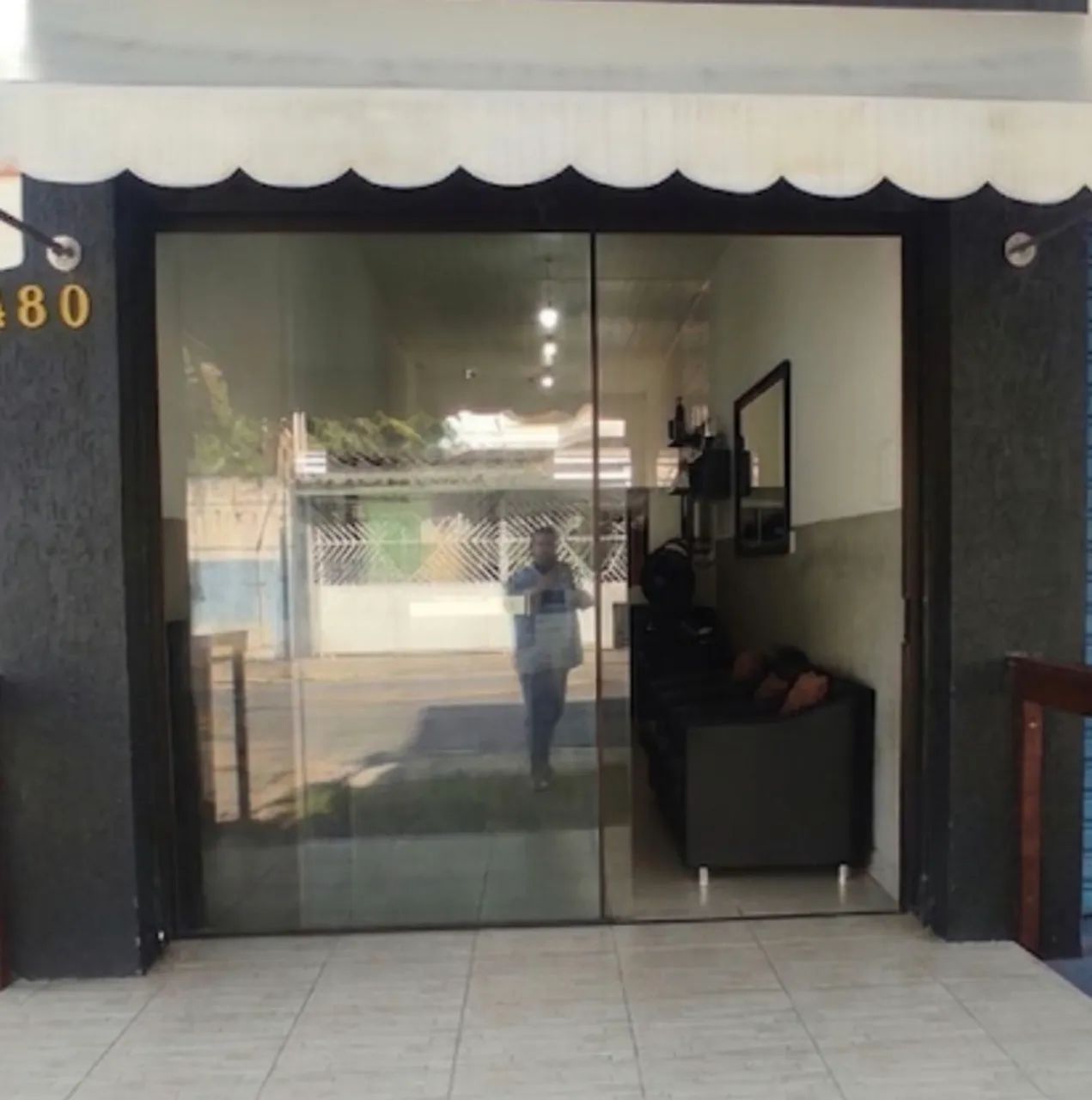 Porta de vidro 2.5 metros 
