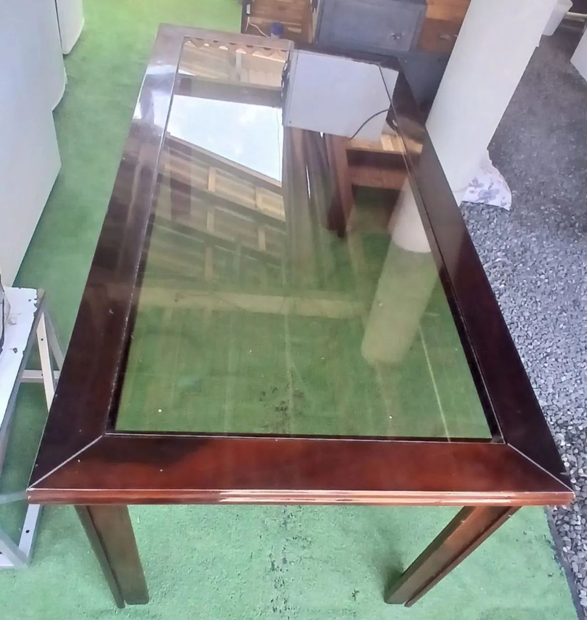 Mesa tampo de vidro  - Foto 2