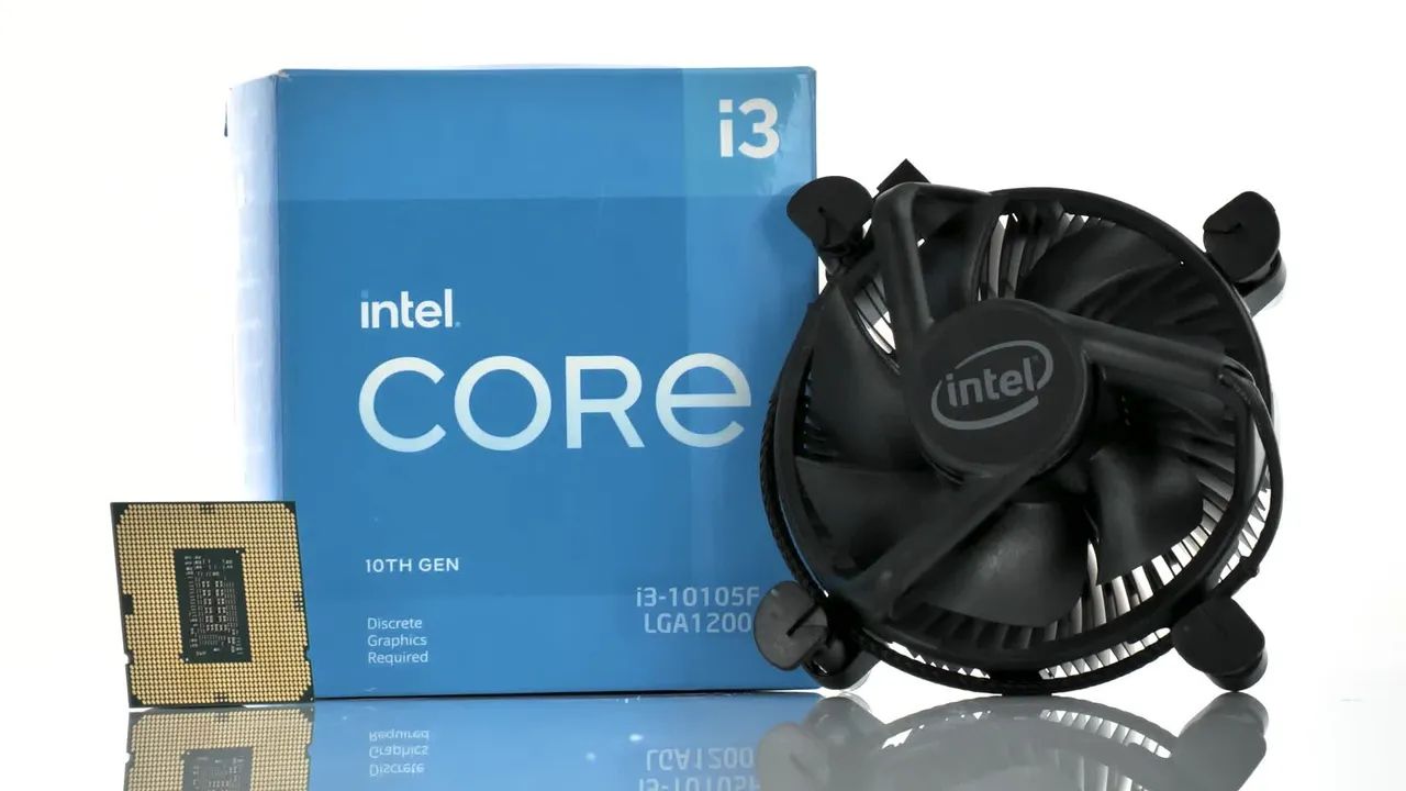 Intel Core i3-10105F + Cooler Box Original - LGA 1200