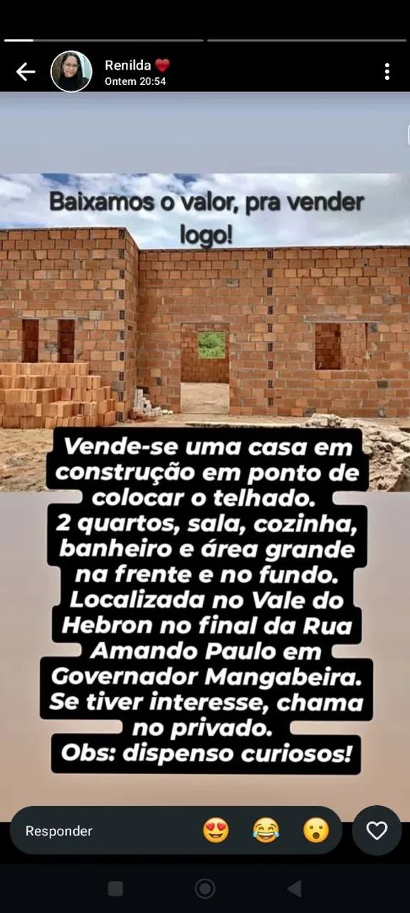 VENDO TERRENO COM CASA EM CONSTRUÇÃO  - Foto 2