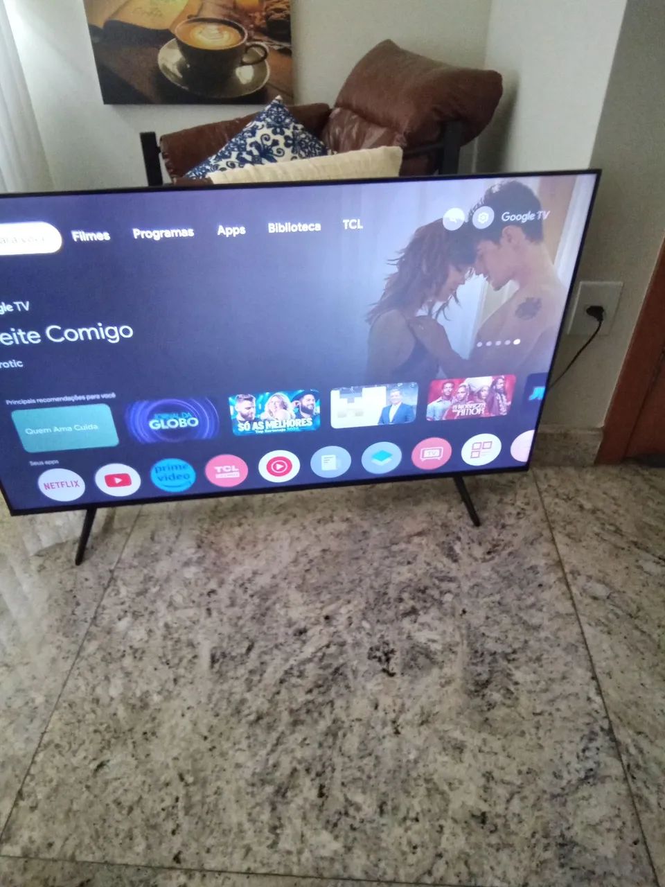 SMART TV TCL ANDROID 50 POLEGADAS  EXCELENTE  - Foto 2
