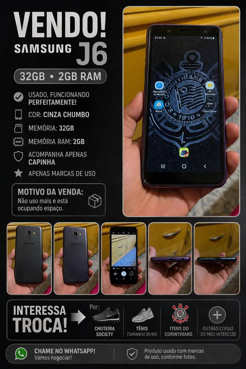 Celular Samsung J6 