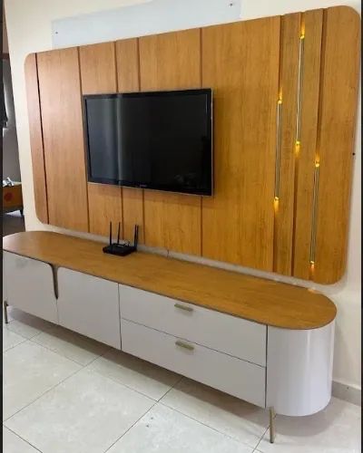 PAINEL E BANCADA CELINE COM LED MDF - Foto 3