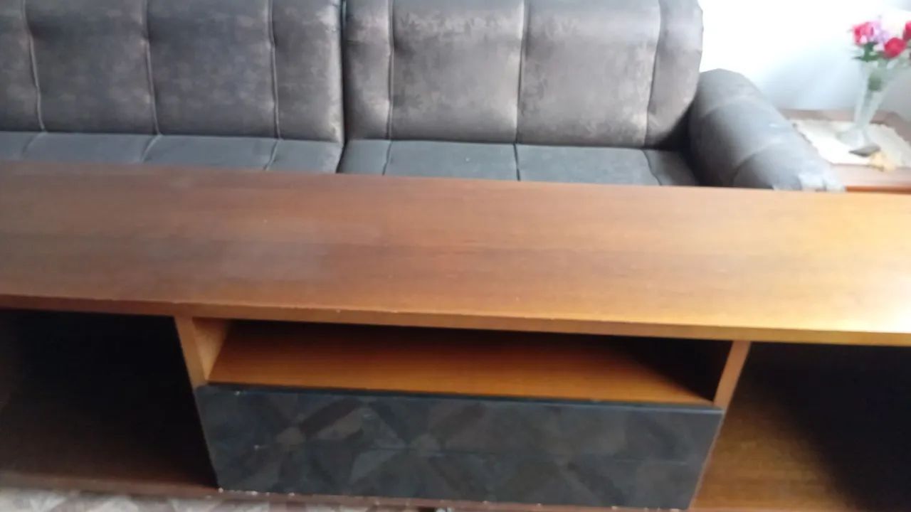 Vende rack de madeira maciça  - Foto 2