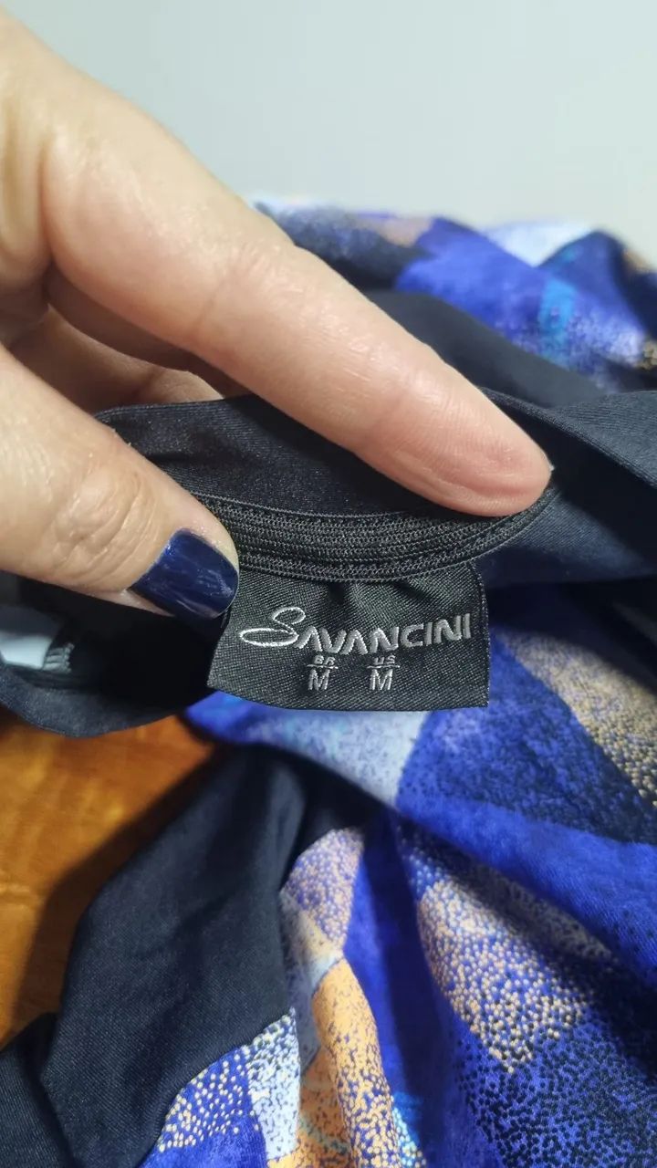 Macacão longo com mangas, forro espuma, M, Savancini - Foto 3