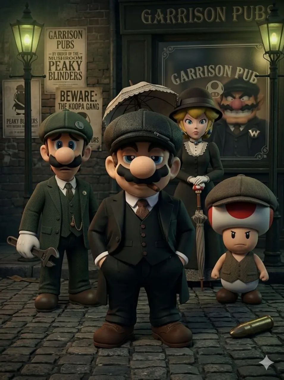 Colecionáveis Boneco Super Mario versão Peaky Bladers  - Foto 4