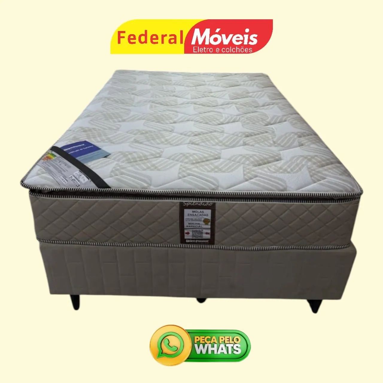 Cama de Solteiro Box Bom Pastor 88x188cm - Solicitar Catálogo 