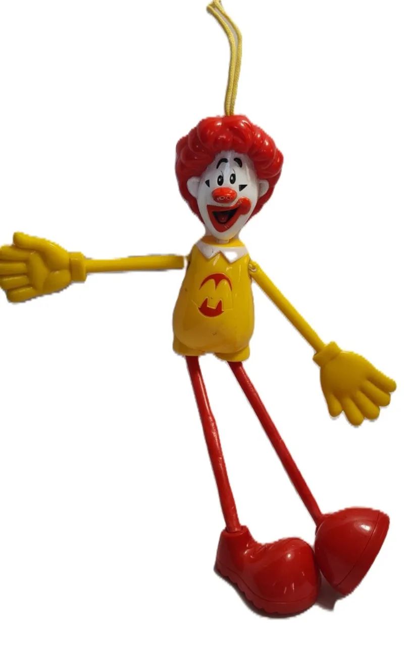 Boneco flexível colecionável integrante da turma do Ronald McDonald da linha " Turma do Ro