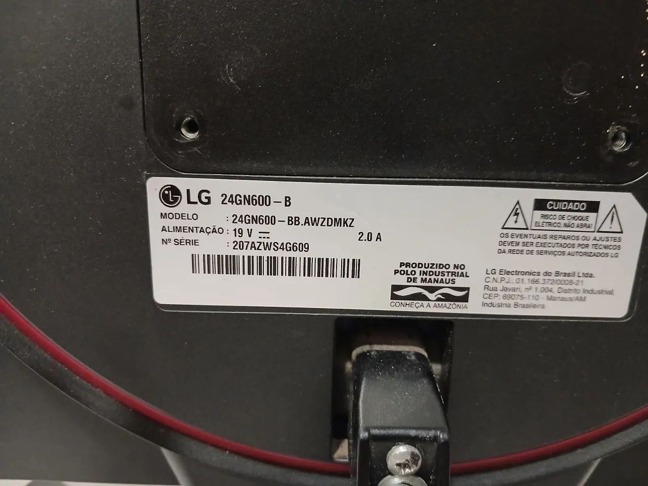 Monitor 144hz/ 27 polegadas LG - Foto 3