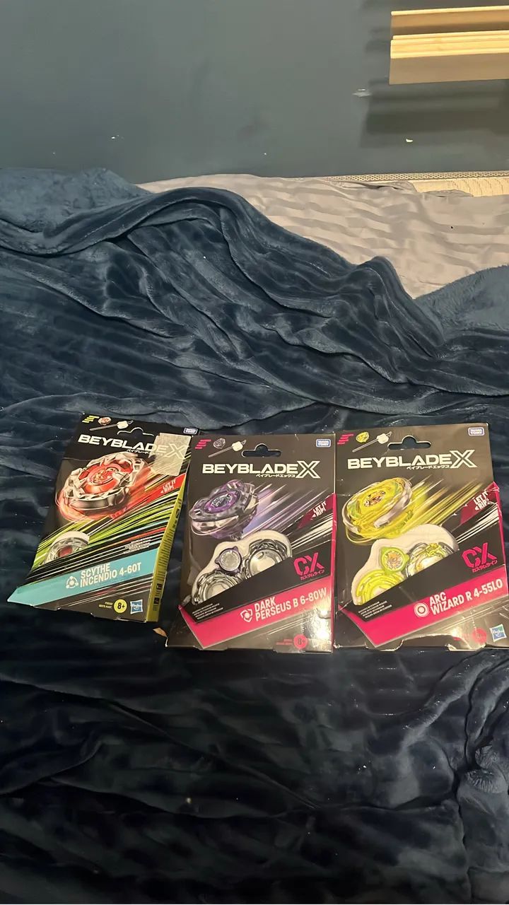 Kit 3 beyblades X 
