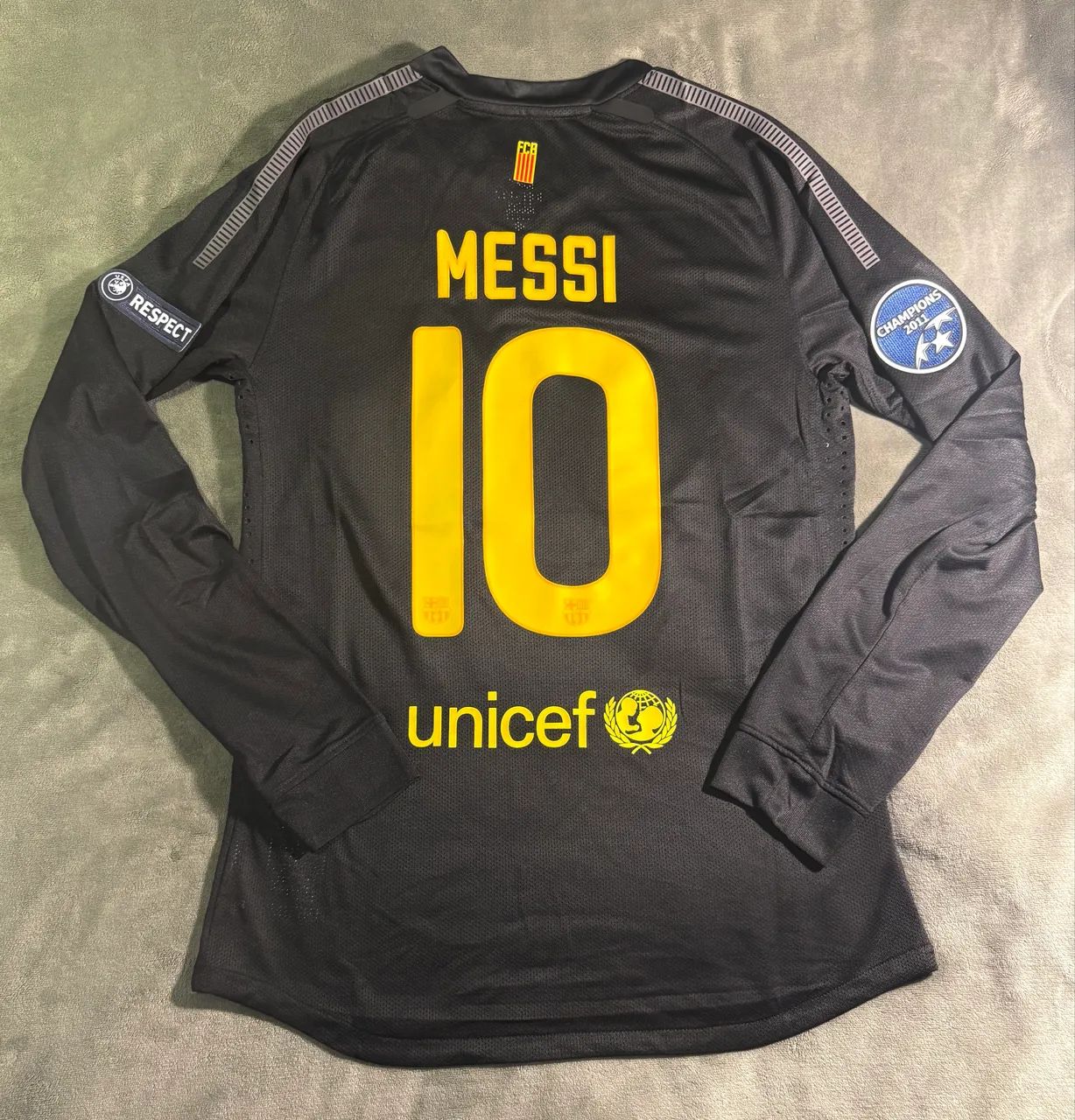 Camisa Barcelona 2012 - De jogo manga longa - Messi - Foto 2
