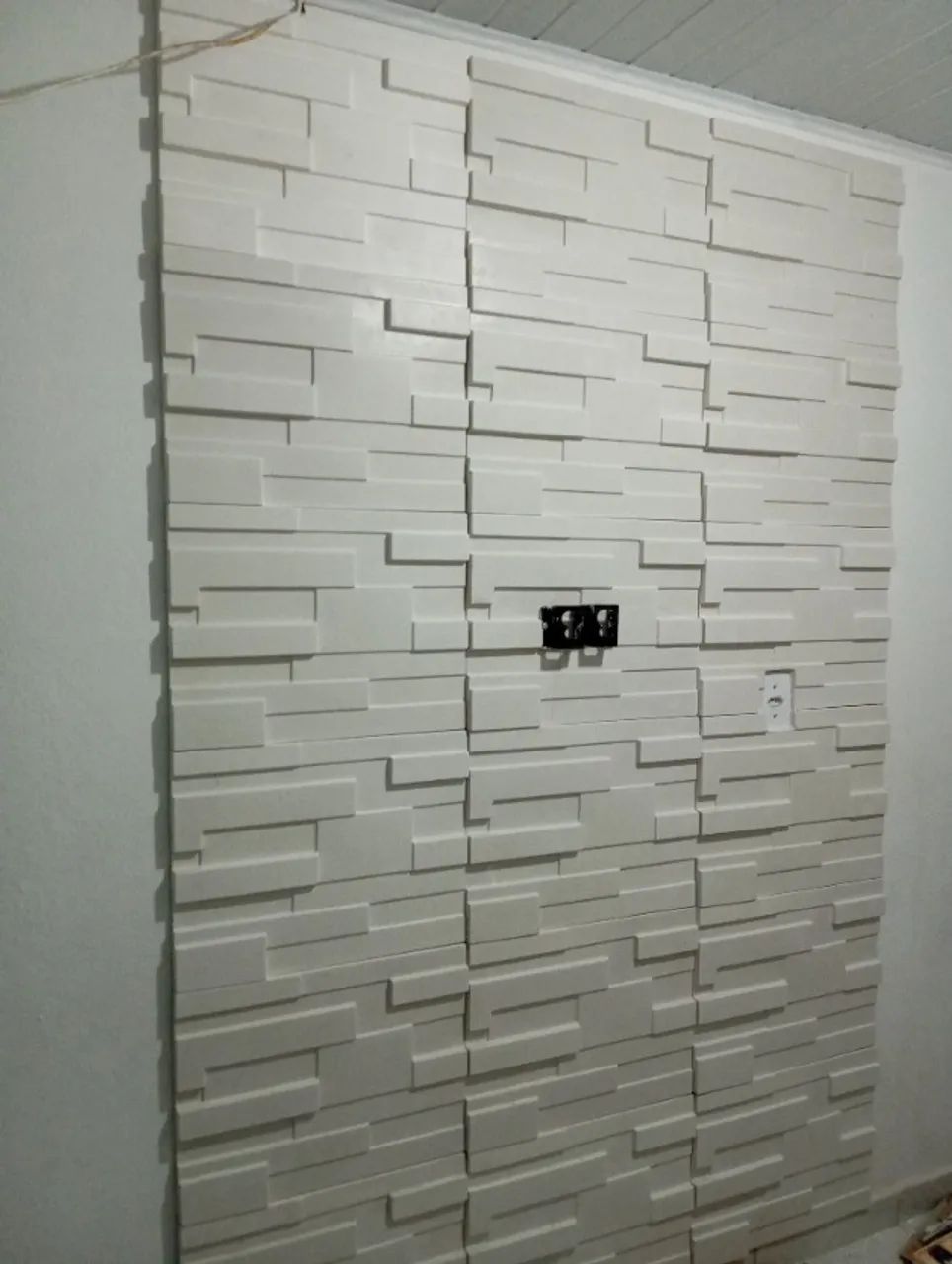 Placa de gesso 3D decoração - Foto 4