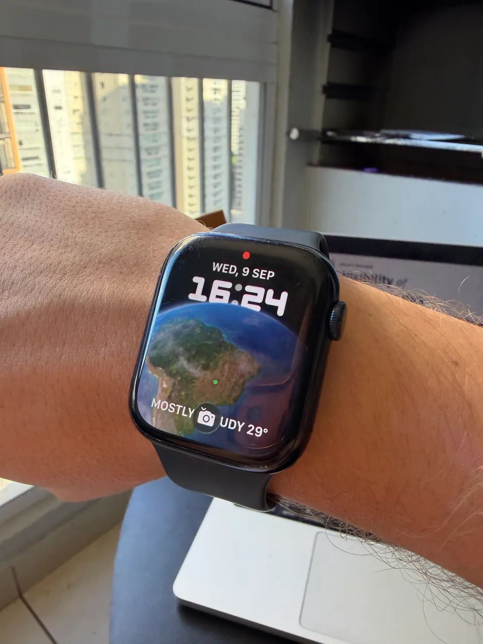 Apple Watch Series 9 45mm Preto - Foto 4