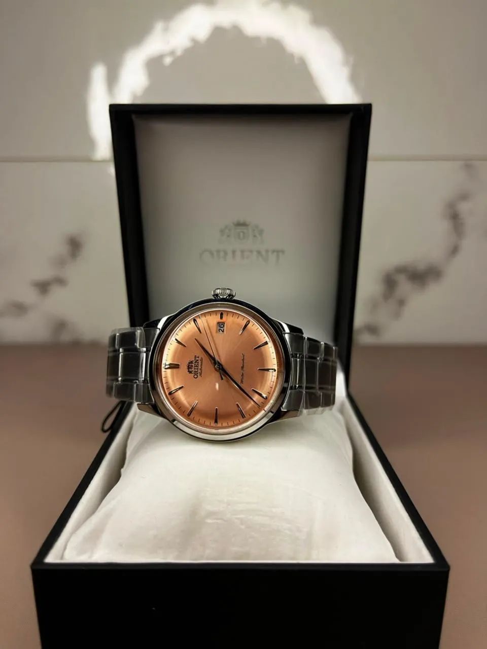 Orient Bambino Salmão Novo Sem Uso Full Set - Acessórios - Ilhotas