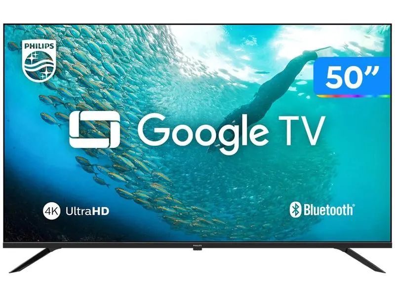 Smart Tv 50 Philips 4k Google tv nova lacrada 