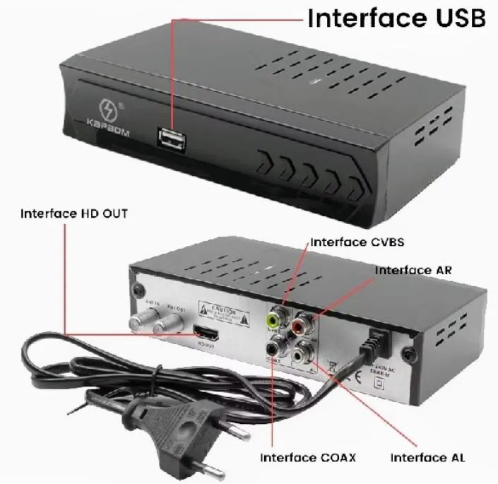 Conversor Digital - Sem Controle Remoto 
