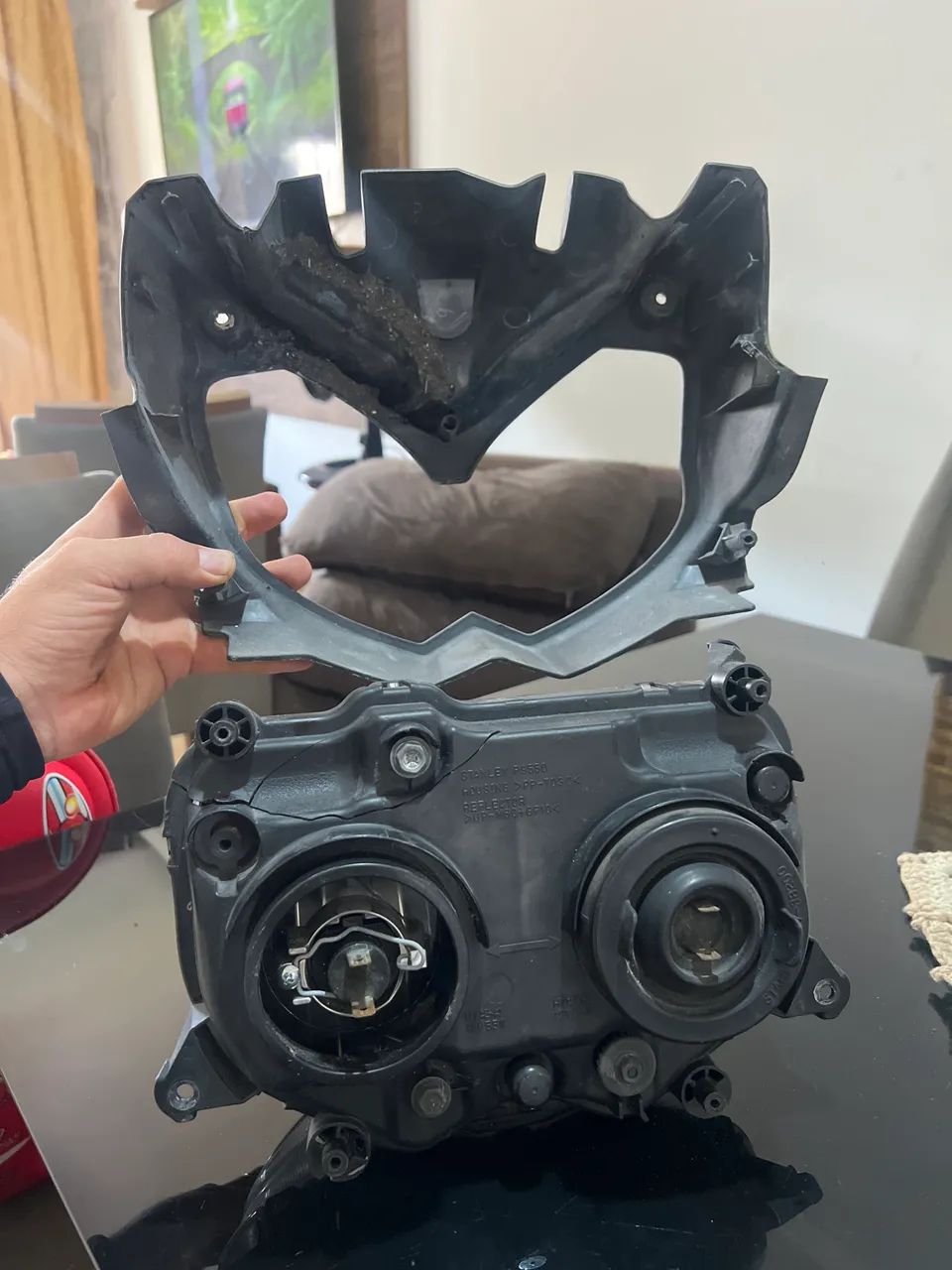 Farol da tenere 250 yamaha usado  - Foto 2