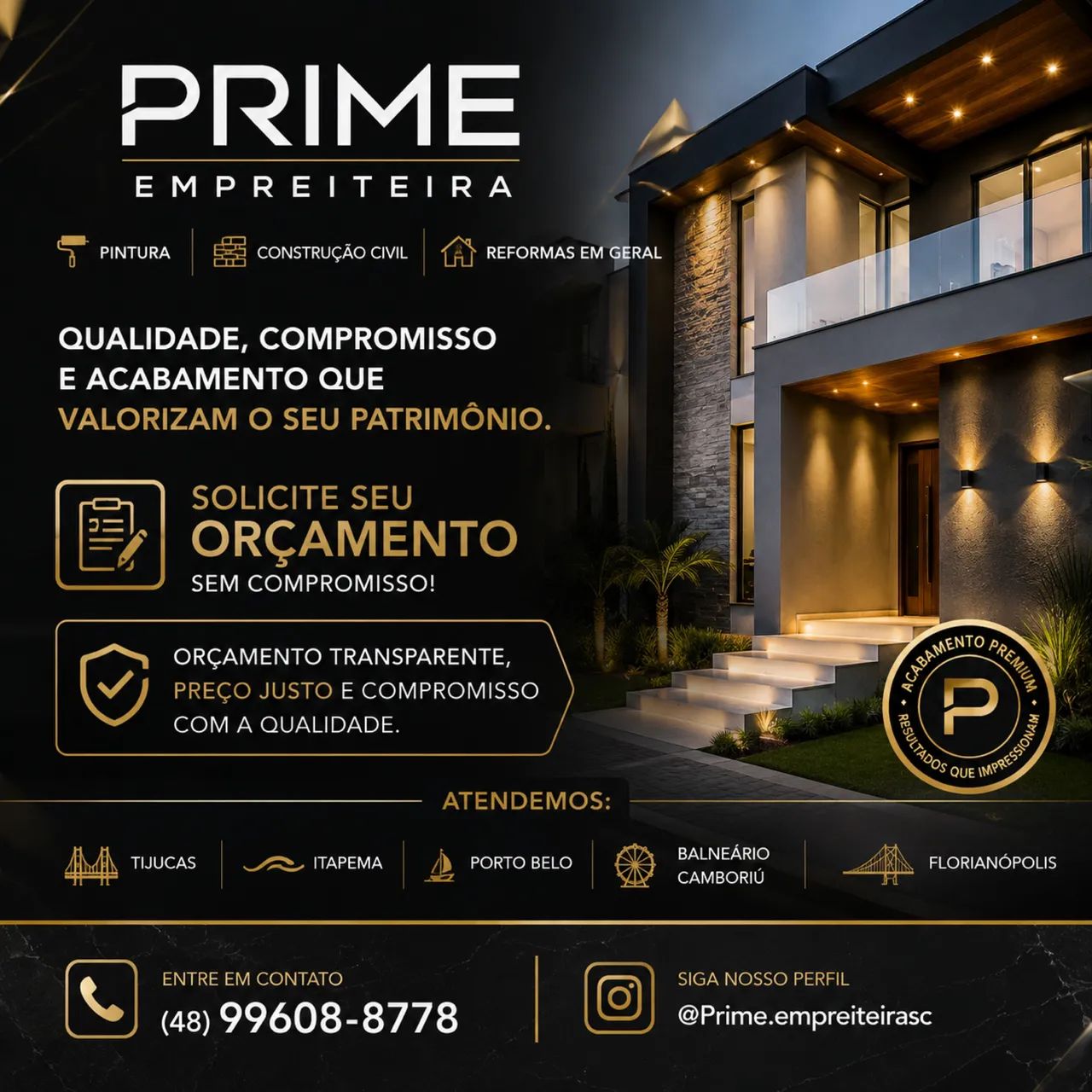 SOLICITE SEU ORÇAMENTO SEM COMPROMISSO