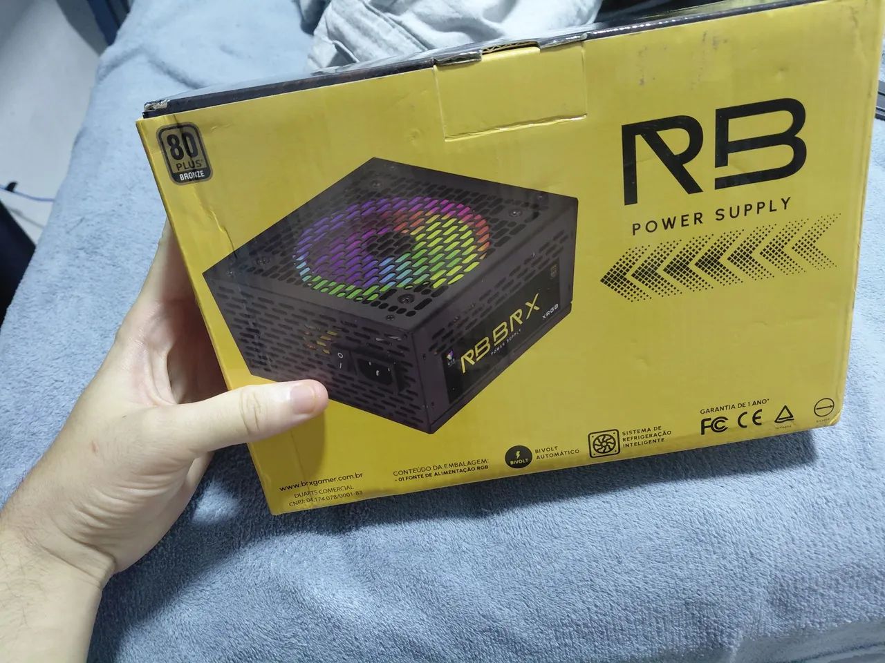Fonte RBBRX 650w 80Plus RGB
