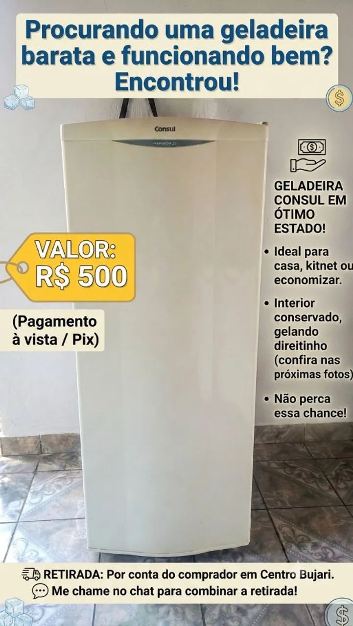 Vendo dessa geladeira 